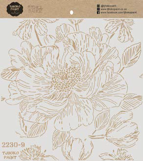 Blossoming Peonies 30x30cm