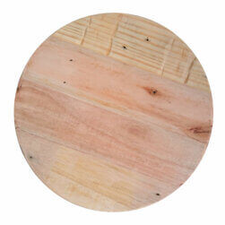 Wooden Round Clock Face