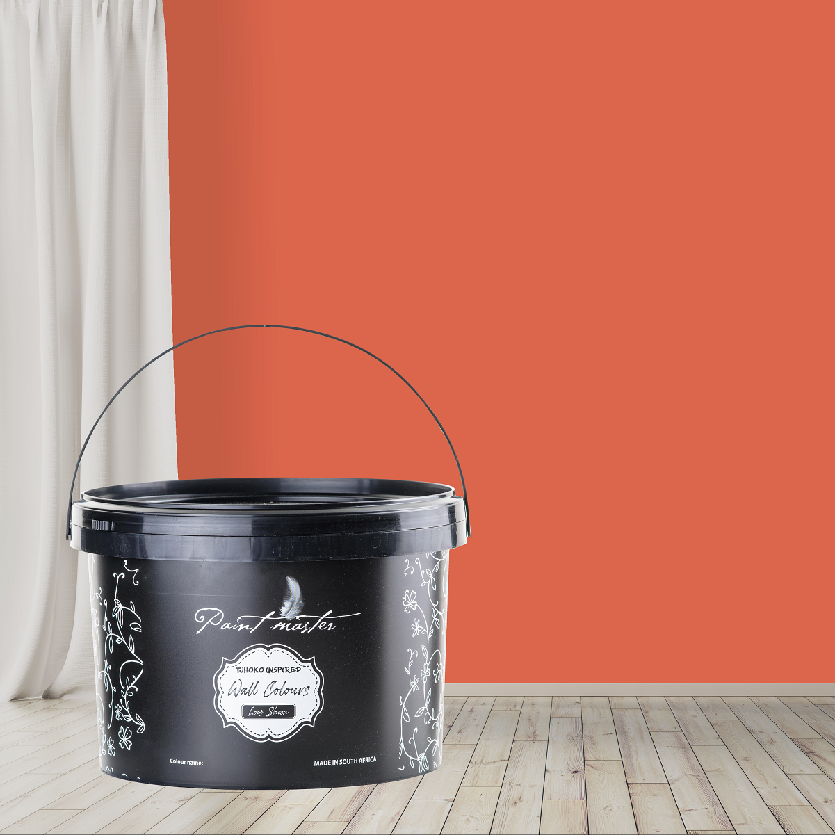 Adorable Amina Wall Paint - A Warm Inviting Coral-Red