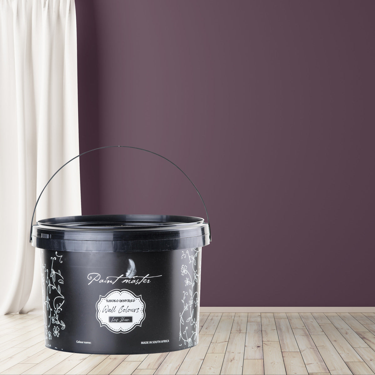 Amon's Aubergine Wall Paint - A Deep Rich Purple