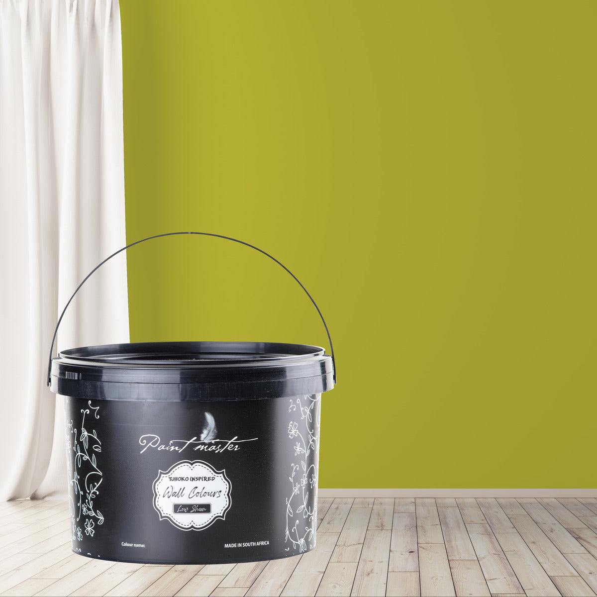 Asgat Wall Paint - A Lively Chartreuse Green