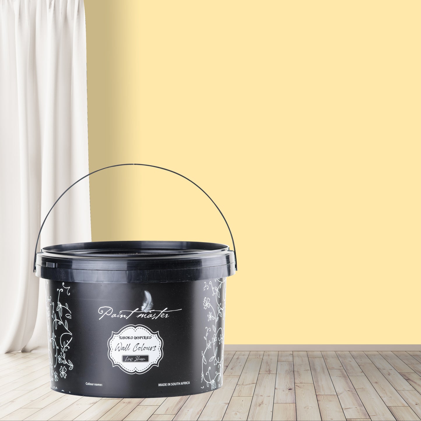 Bright Wall Paint - A Vibrant Shade of Yellow