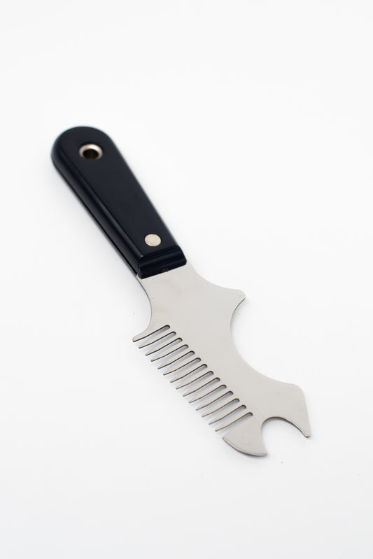 The Tjhoko Brush & Roller Cleaner features a comfortable, ergonomic handle and durable construction to help you clean better, faster, and more thoroughly.