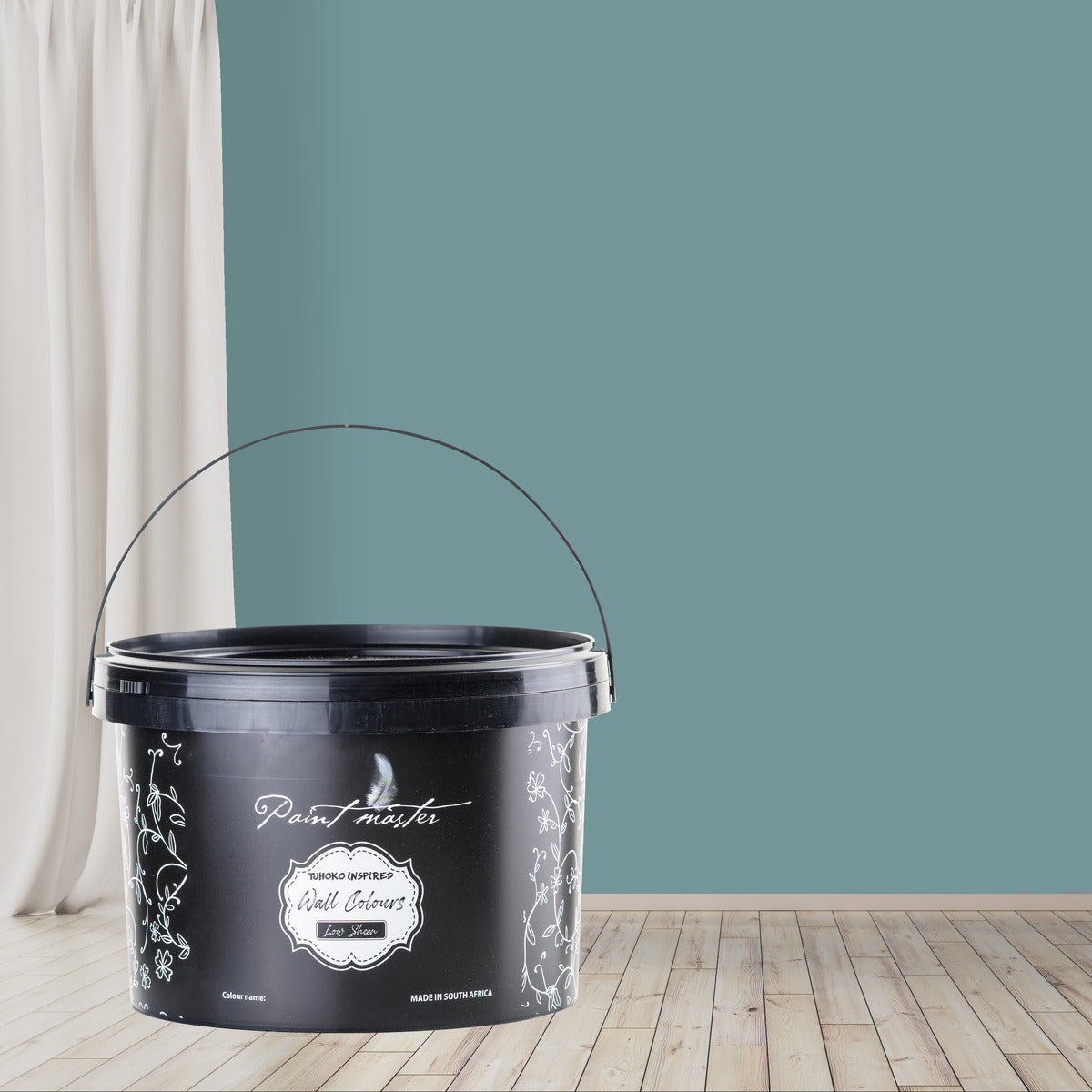 Comfort Blue Wall Paint - A Serene Shade of Muted Blue-Green
