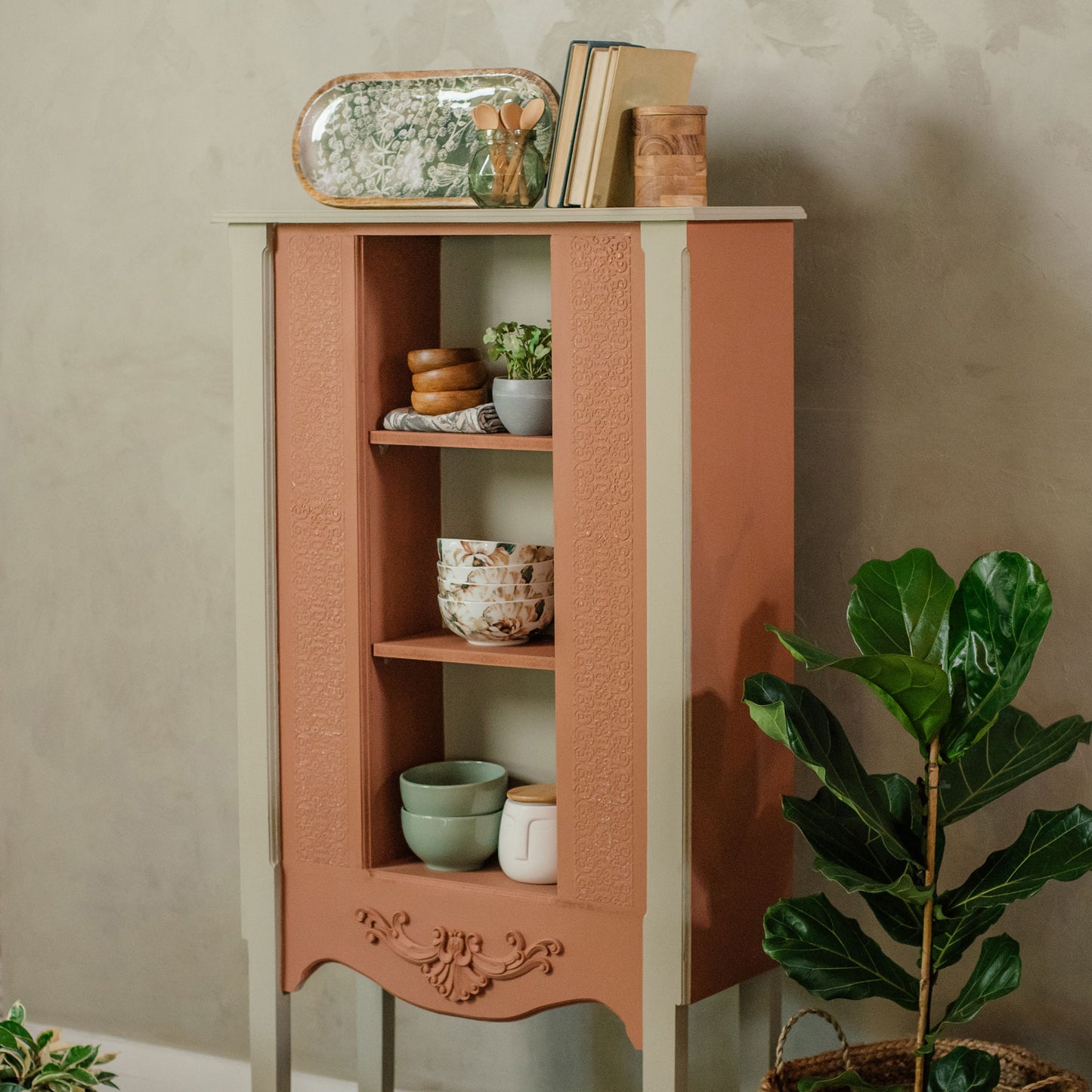 Simply Siphiwe is a warm, earthy shade of reddish-brown reminiscent of sun-kissed terracotta.
