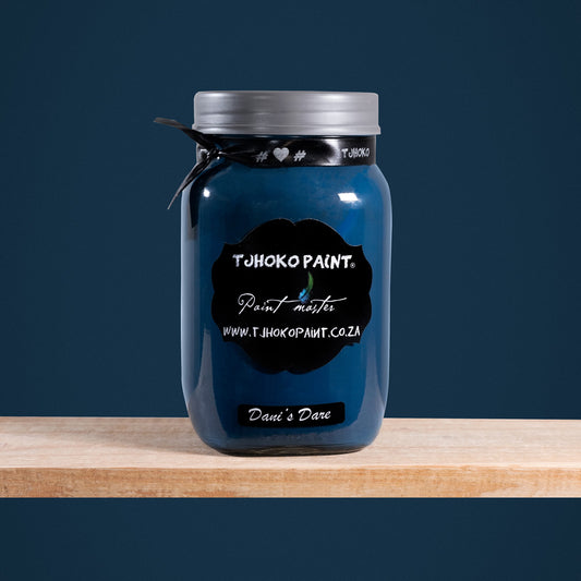 Dani's Dare is a deep, mysterious shade of blue-gray reminiscent of moonlit nights.