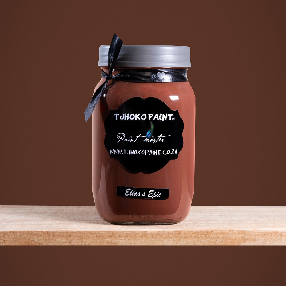 Elias's Epic is a deep, rich shade of brown reminiscent of dark rust.