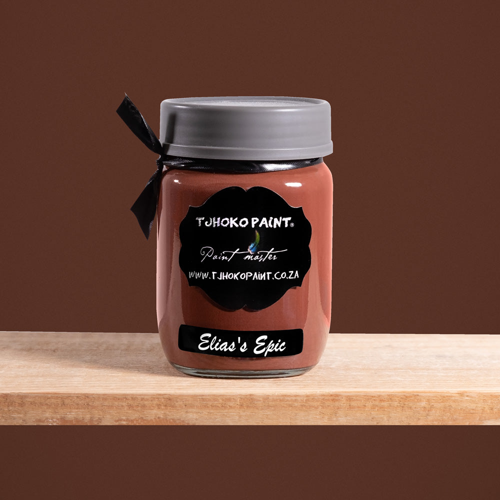 Elias's Epic is a deep, rich shade of brown reminiscent of dark rust.
