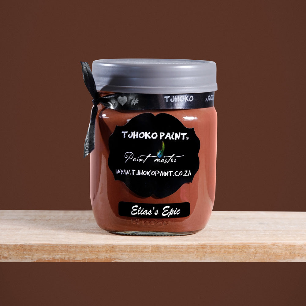 Elias's Epic is a deep, rich shade of brown reminiscent of dark rust.