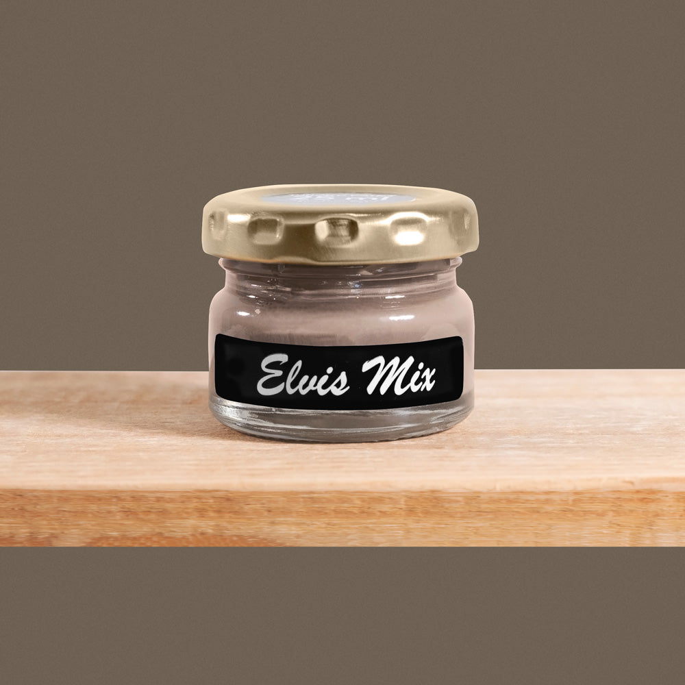 Elvis Mix is a rich, earthy shade of brown reminiscent of dark espresso.