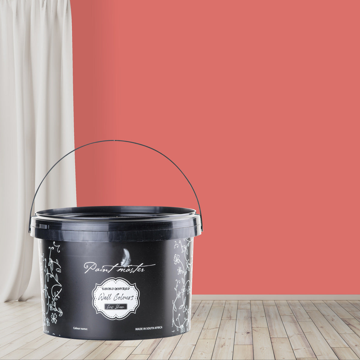 Holiday's Coral Wall Paint - A Playful Vibrant Coral