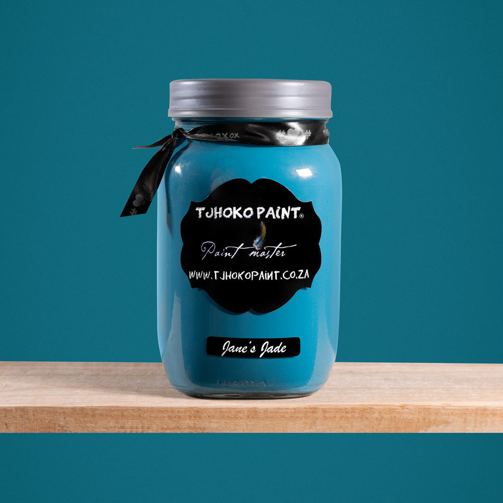 Janes Jade is a rich, vibrant shade of teal reminiscent of precious jade gemstones.