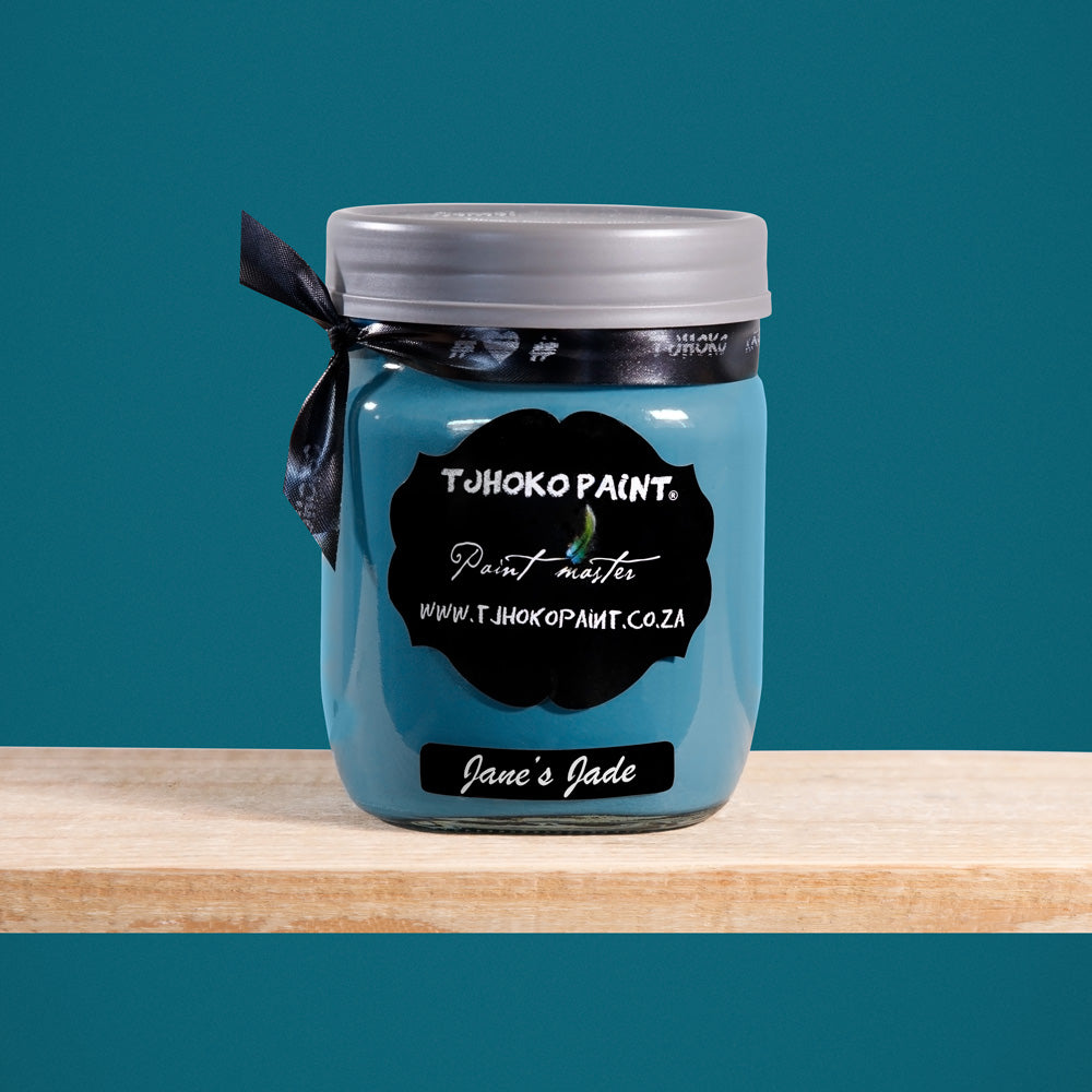 Janes Jade is a rich, vibrant shade of teal reminiscent of precious jade gemstones.