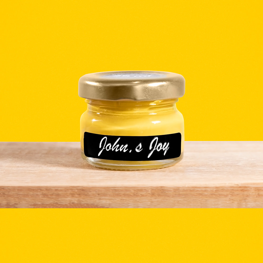 John's Joy is a bold, sunny shade of yellow reminiscent of golden sunflowers.