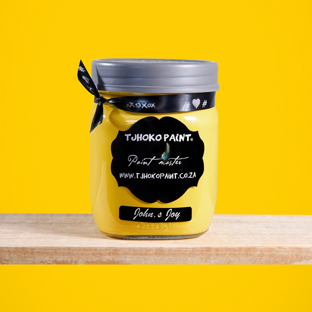 John's Joy is a bold, sunny shade of yellow reminiscent of golden sunflowers.
