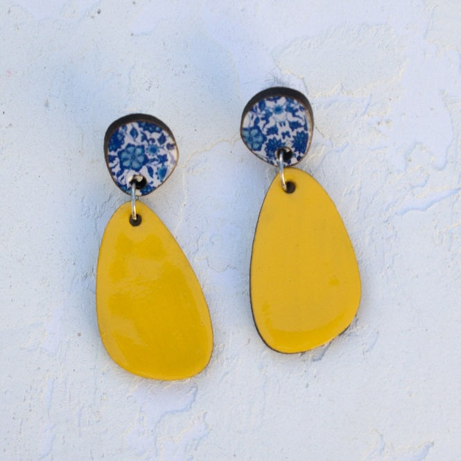 John's Delft Earrings