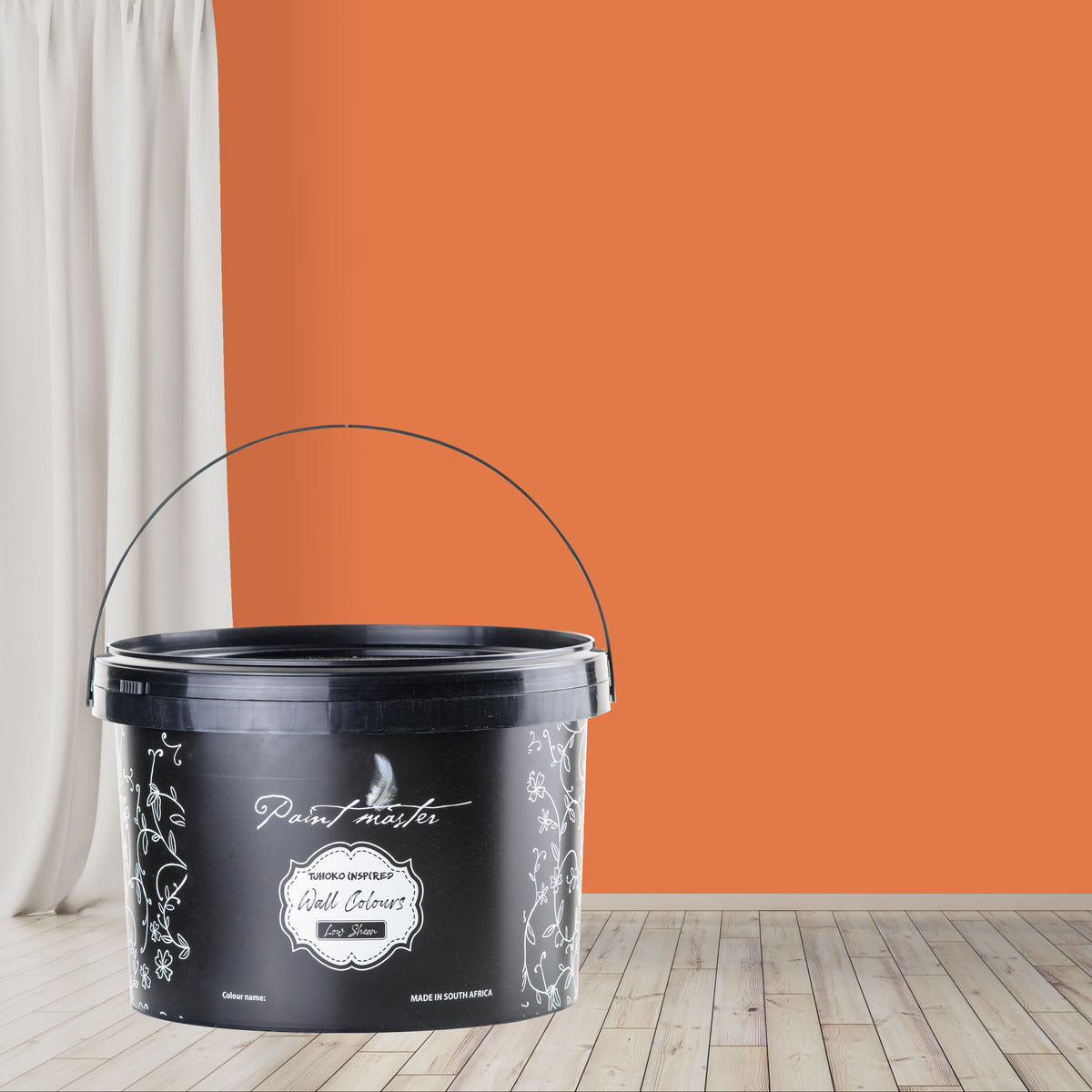 July Wall Paint - A Warm Inviting Orange-Red
