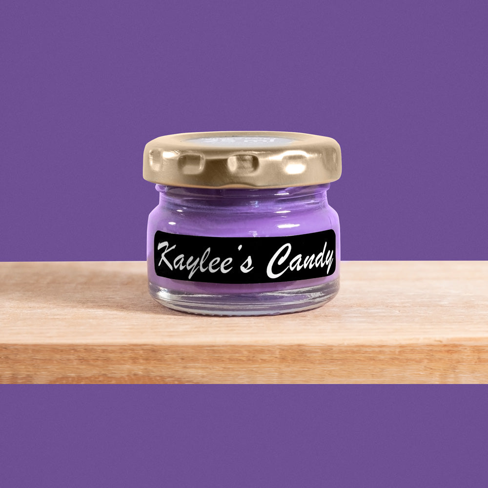 Kaylee's Candy is a vibrant shade of purple reminiscent of sweet grape candy.