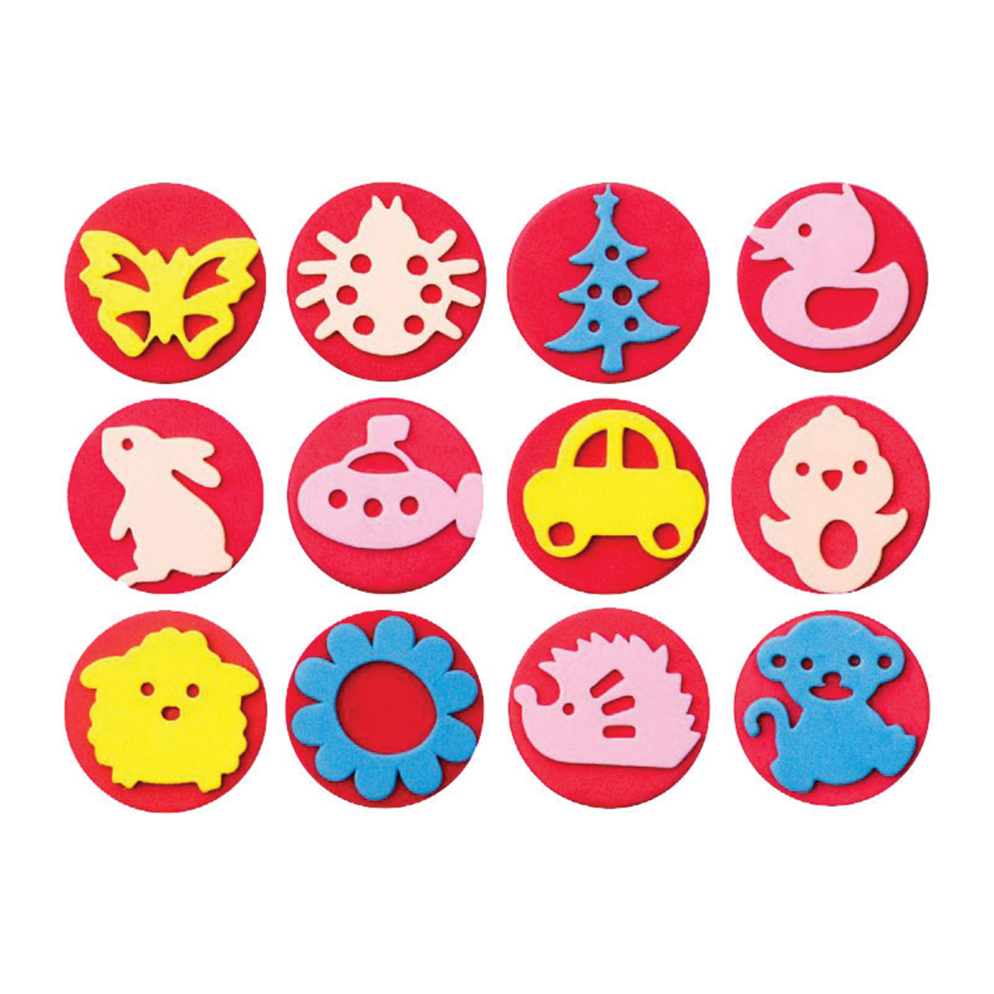 Tjhoko Paint Kiddies Foam Stamps