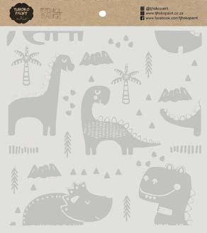 Dinosaur Delight 30x30cm
