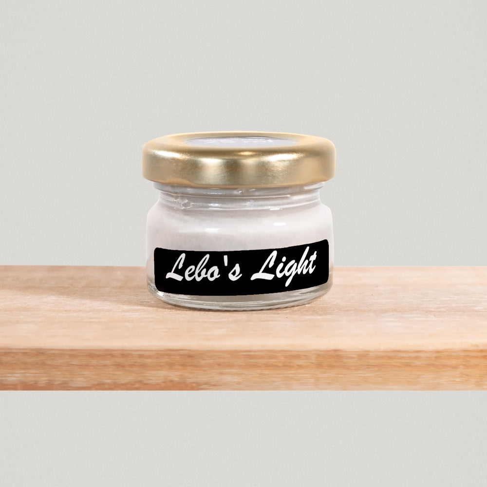 Lebo's Light is a soft, luminous shade of pale gray.