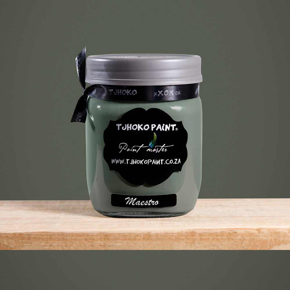 Maestro is a rich, earthy shade of green with hints of warmth.