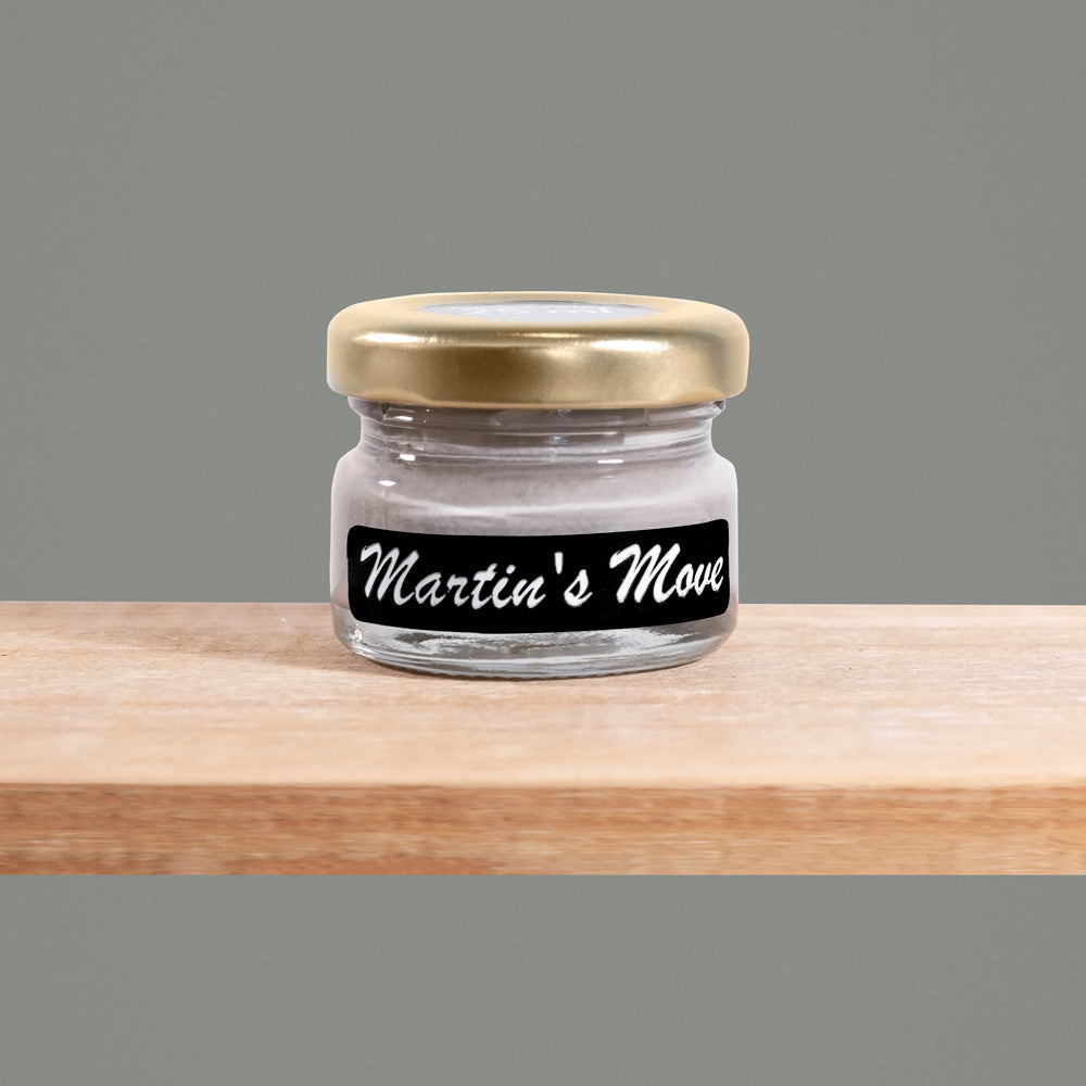 Martin's Move is a cool, urban gray with a touch of warmth.