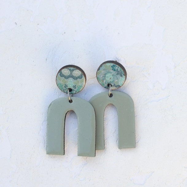 Olivia's Floral Art Earrings