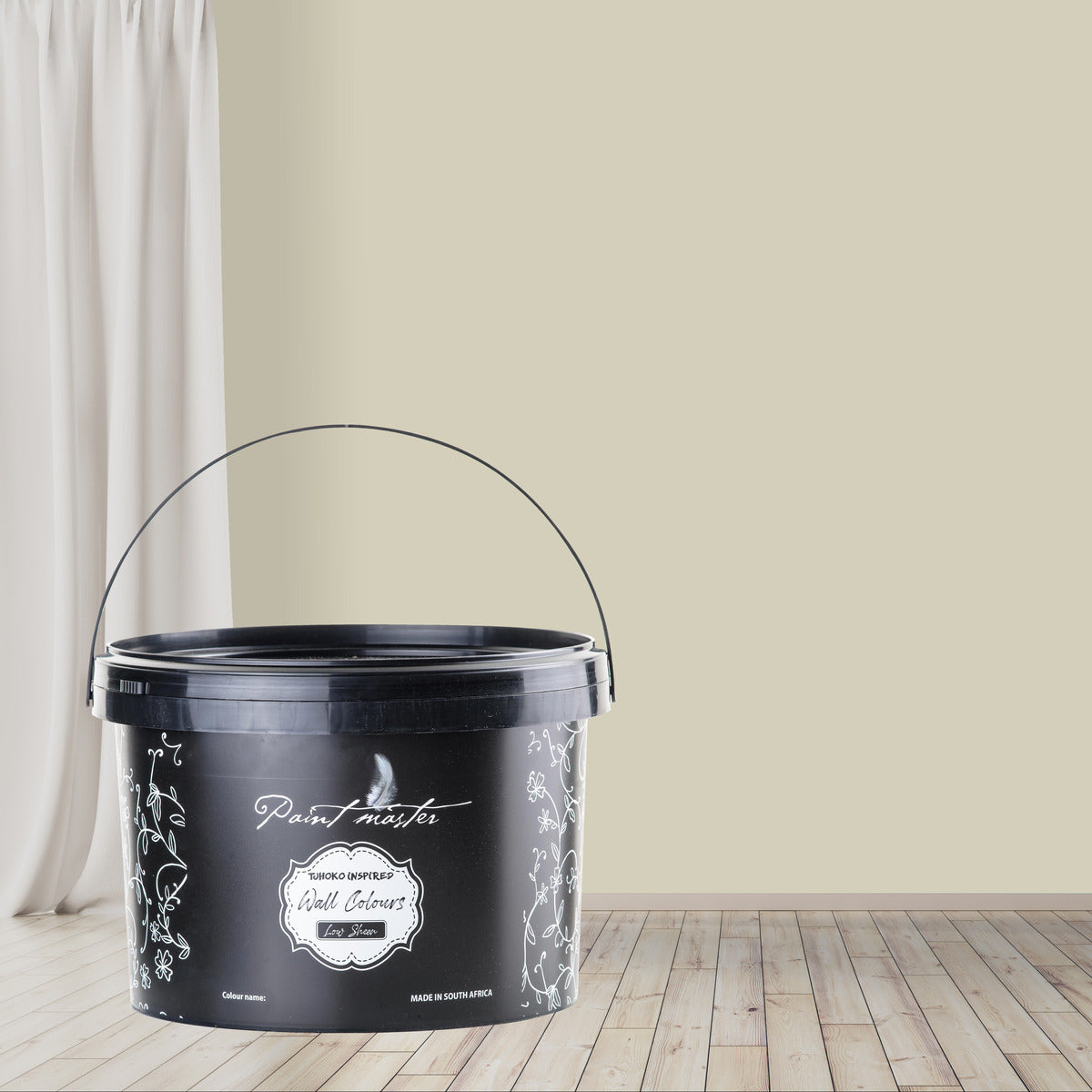 Olivia's Pale Wall Paint - A Soft Muted Green-Grey