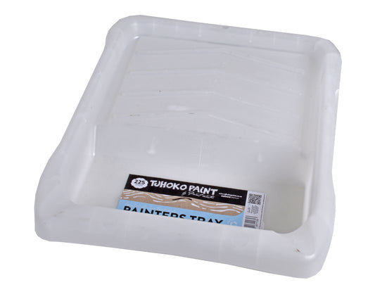 The Tjhoko 225mm Painters Tray is perfect for even paint loading and smooth application. Ideal for use with mohair, foam, or textured rollers.