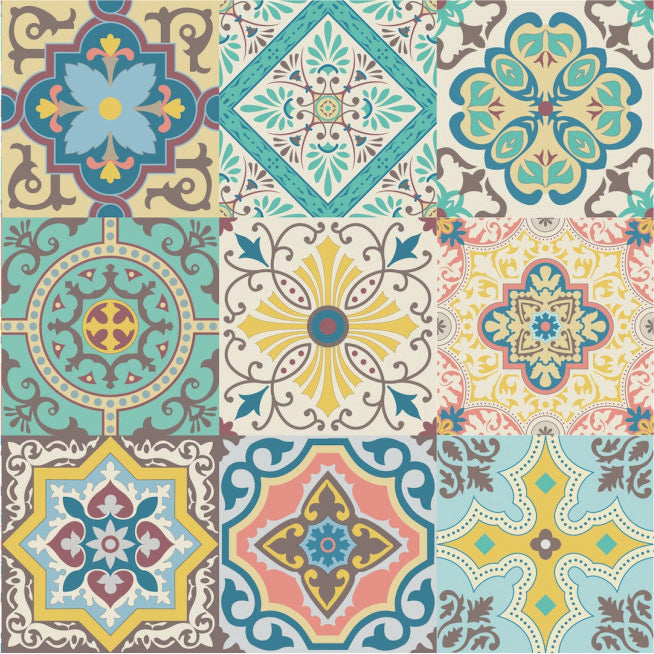 Pastel Tile 2 vinyl (30x30cm)