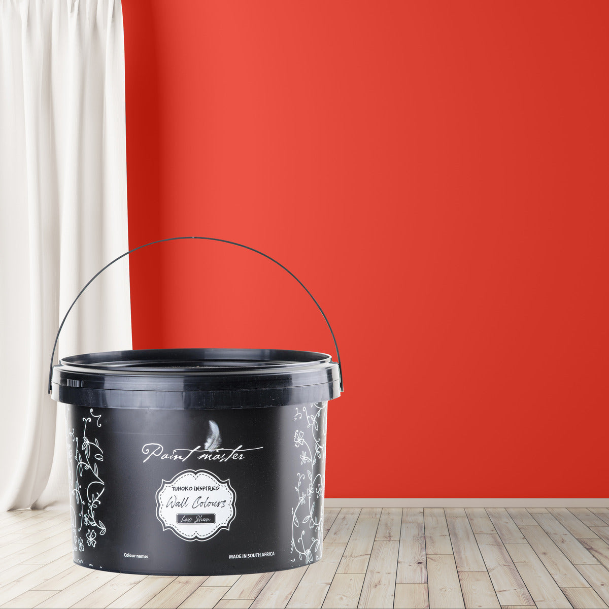Paul's Place Wall Paint - A Bold Fiery Red-Orange
