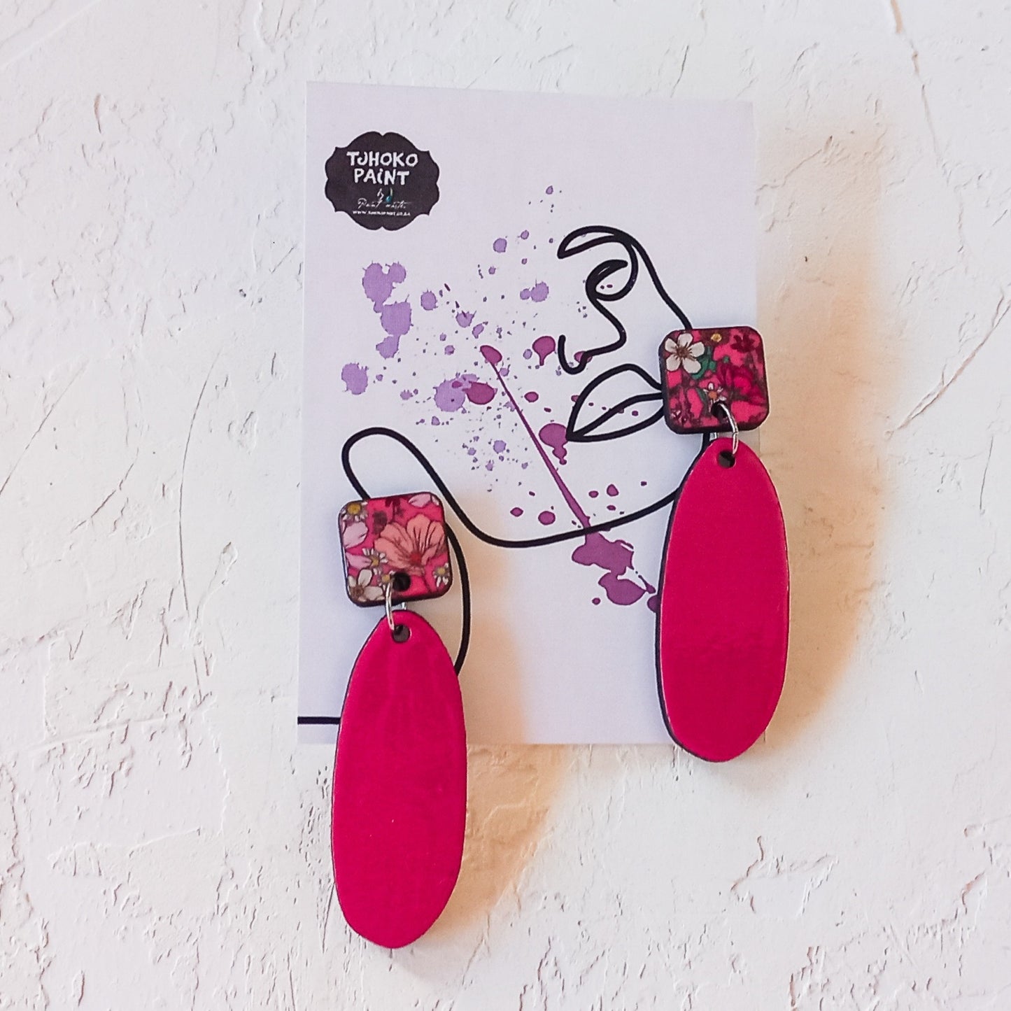 Pretty's Pink Daisies Earrings