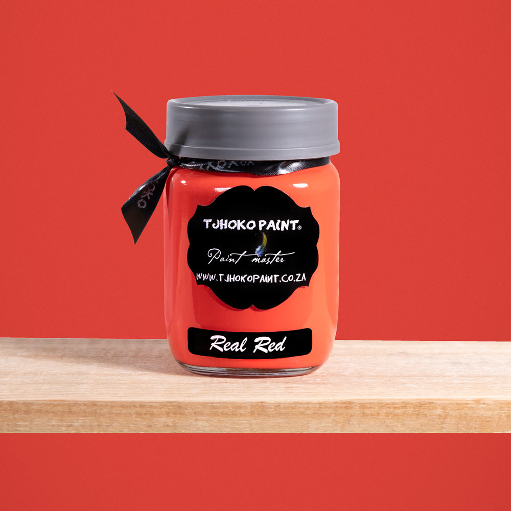 Real Red is a classic, vibrant shade of red reminiscent of a combination crimson and vermillion-orange tones.