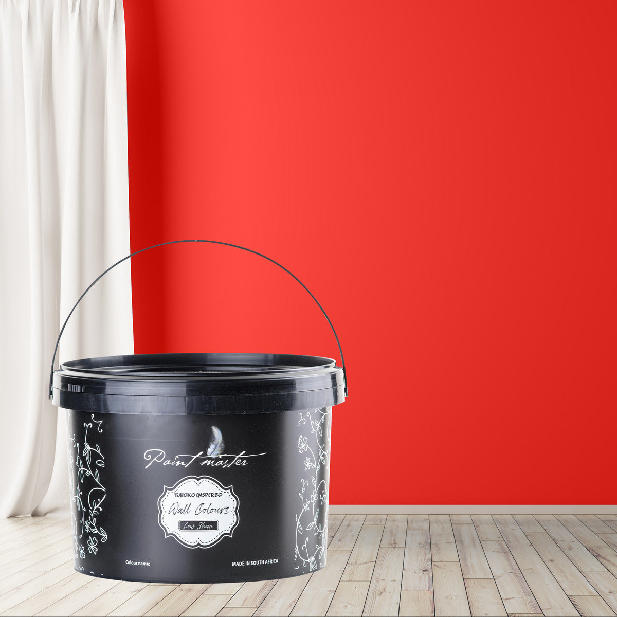 Real Red Wall Paint - A Classic Vibrant Red