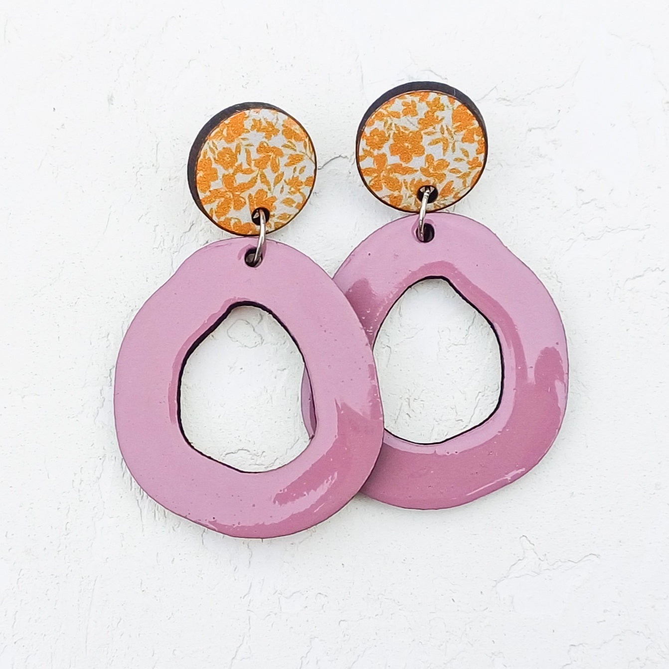 Rose's Yellow Flowers Earrings