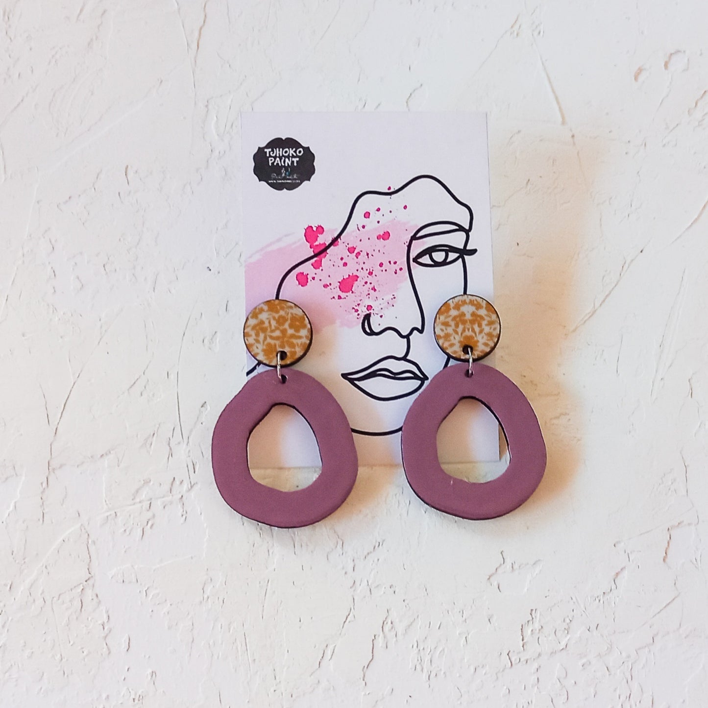 Rose's Yellow Flowers Earrings