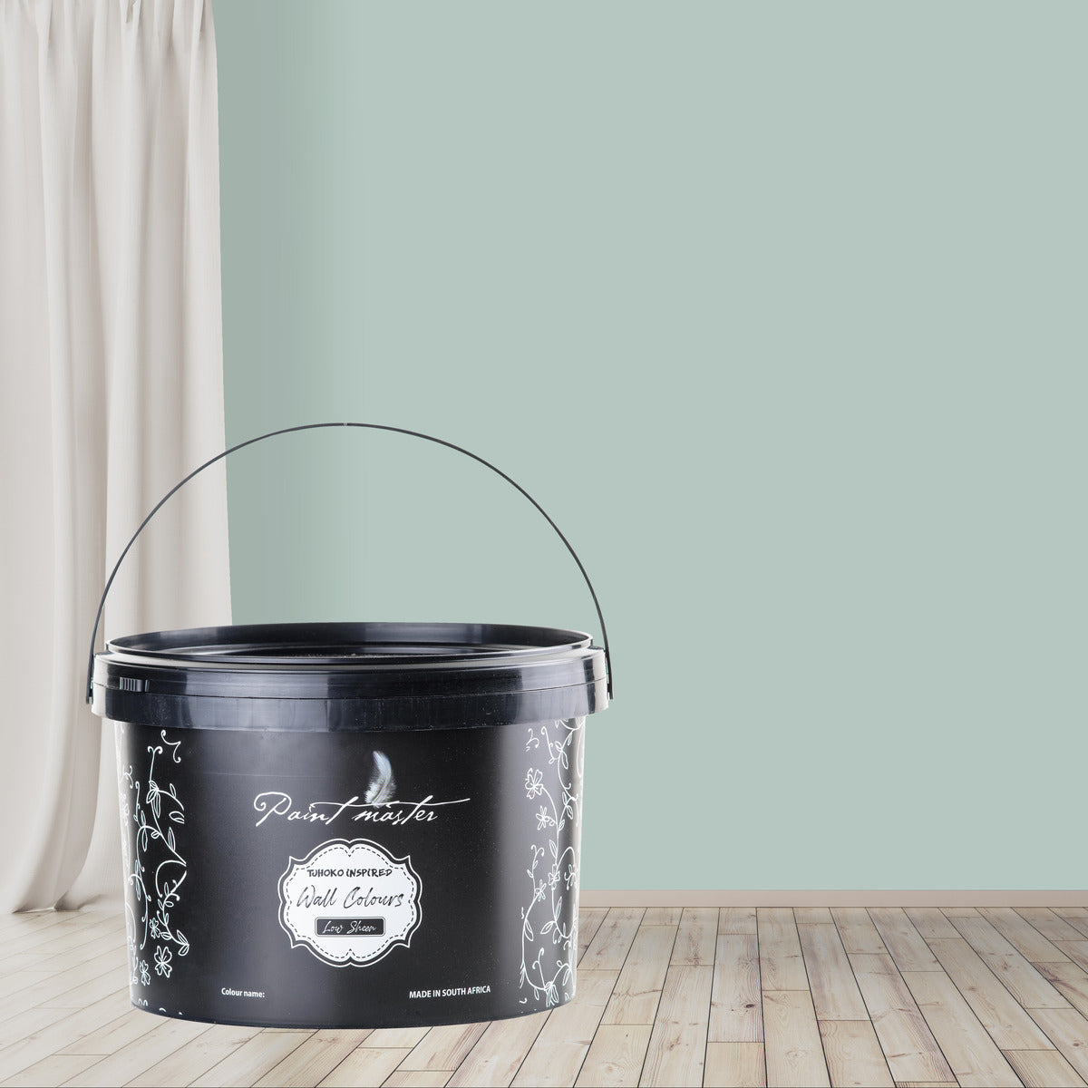 Savvy Steffie Wall Paint - A Sophisticated Muted Greenish-Blue