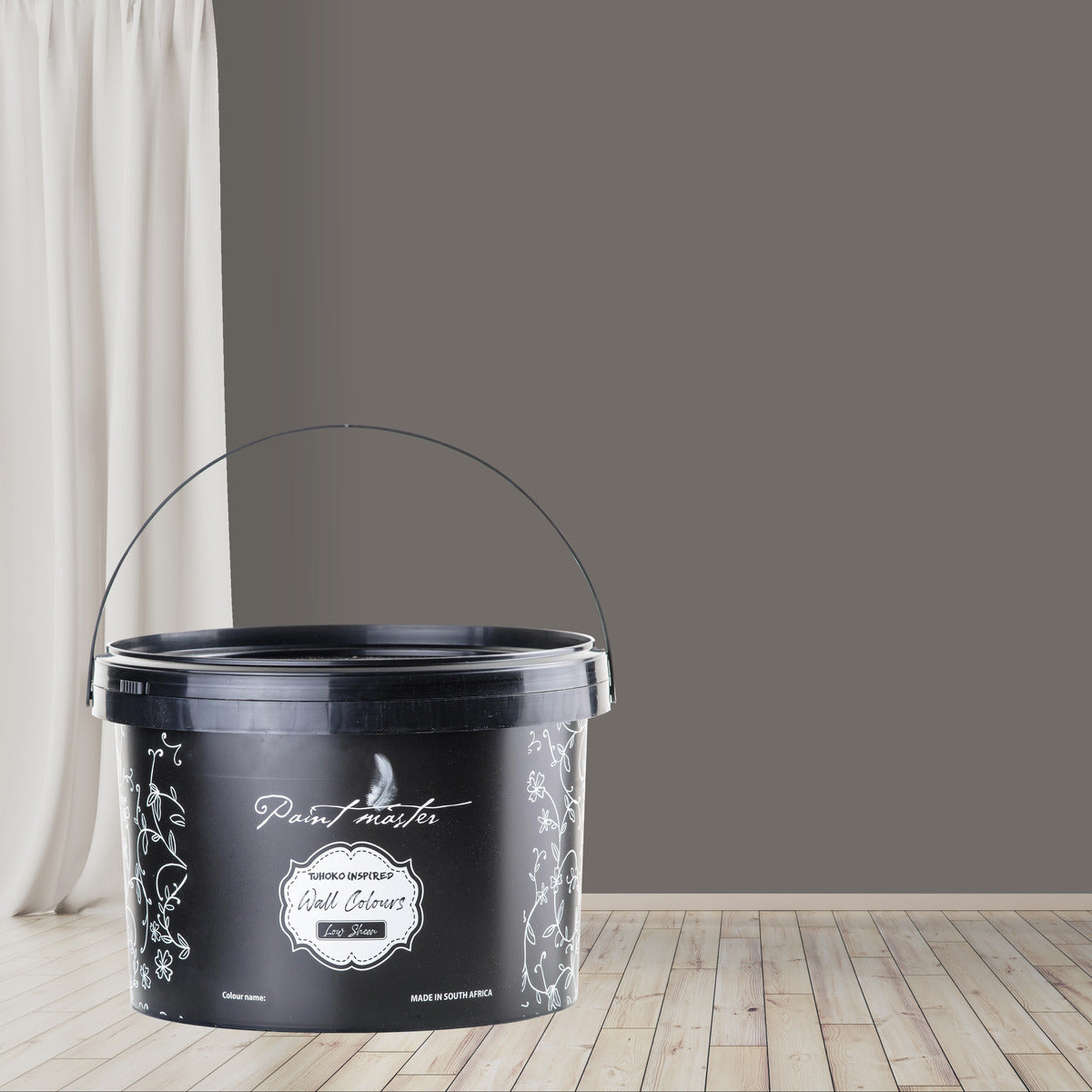 Sherif's Stone Wall Paint - A Deep Charcoal Grey