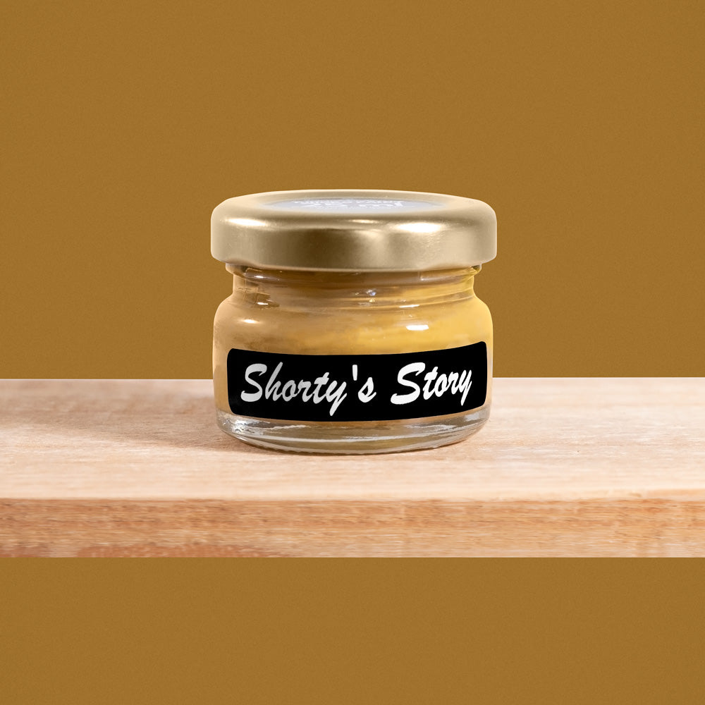 Shorty's Story is a warm, earthy shade of mustard reminiscent of sun-baked clay.