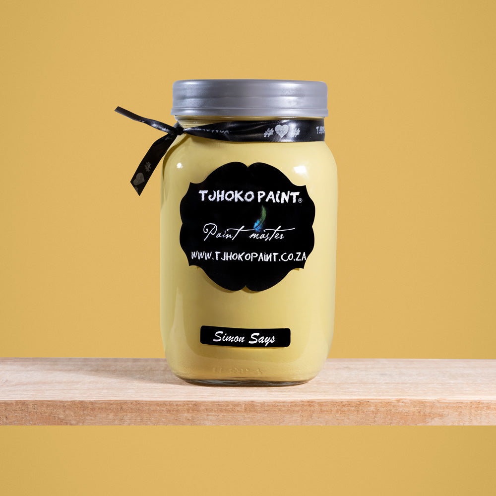 Simon Says is a rich, golden shade of lively mustard yellow-green landscape, reminiscent of a semi-ripe wheat field.