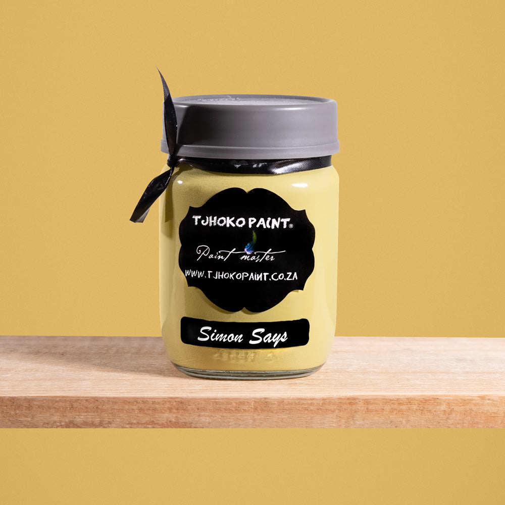 Simon Says is a rich, golden shade of lively mustard yellow-green landscape, reminiscent of a semi-ripe wheat field.