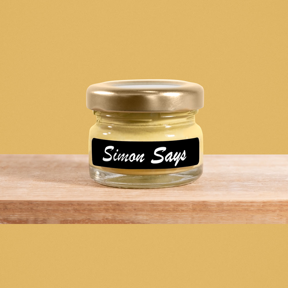 Simon Says is a rich, golden shade of lively mustard yellow-green landscape, reminiscent of a semi-ripe wheat field.