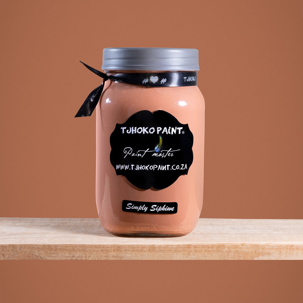 Simply Siphiwe is a warm, earthy shade of reddish-brown reminiscent of sun-kissed terracotta.