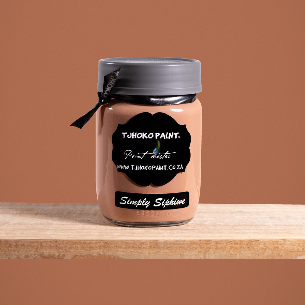 Simply Siphiwe is a warm, earthy shade of reddish-brown reminiscent of sun-kissed terracotta.