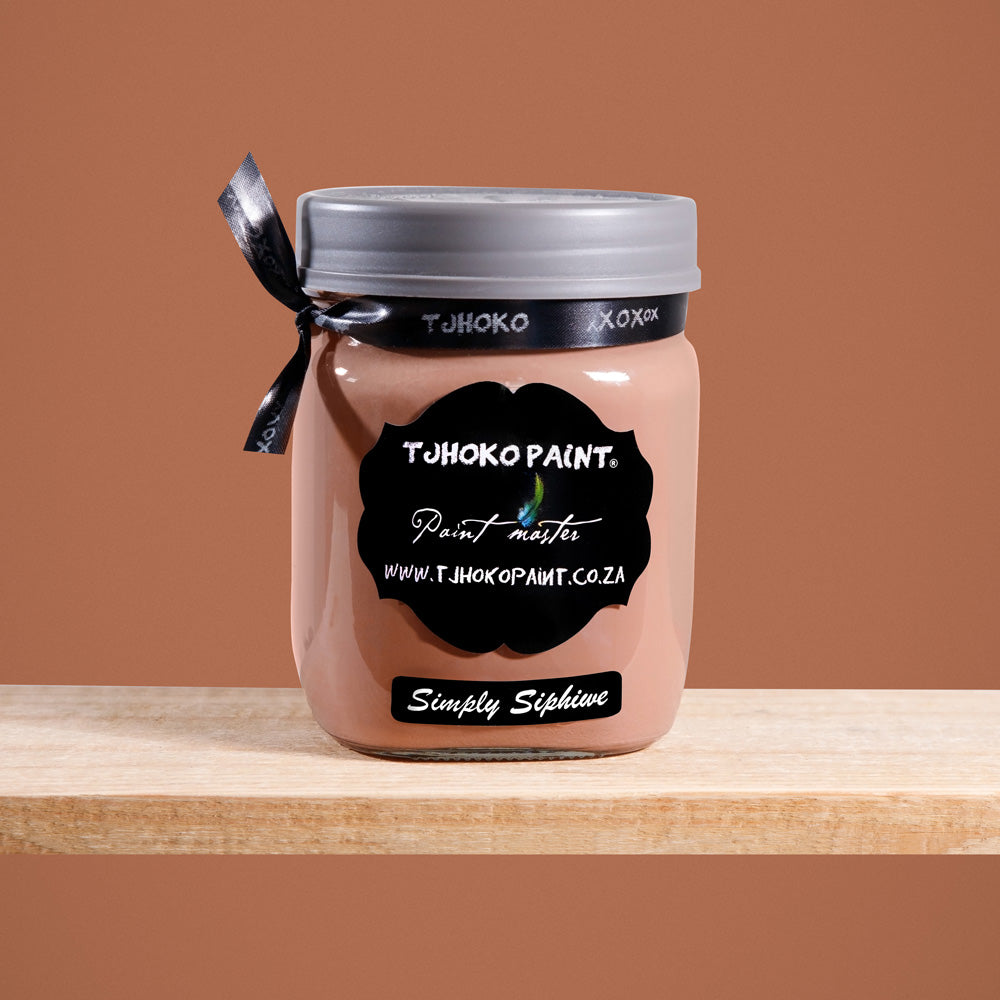 Simply Siphiwe is a warm, earthy shade of reddish-brown reminiscent of sun-kissed terracotta.