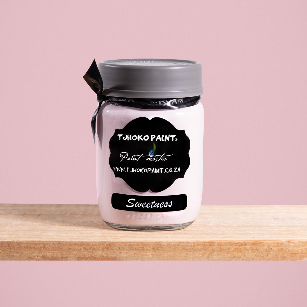 Sweetness is a gentle, soothing shade of pink reminiscent of delicate rose petals.