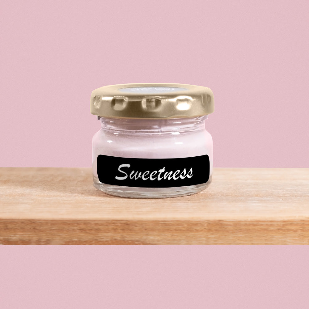 Sweetness is a gentle, soothing shade of pink reminiscent of delicate rose petals.
