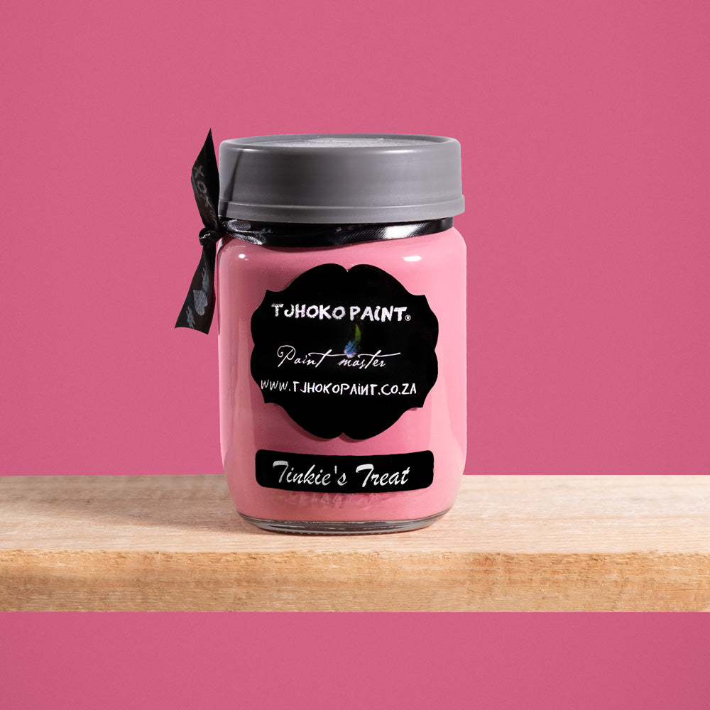 Tinkies Treat is a playful, vibrant shade of pink reminiscent of candy floss.