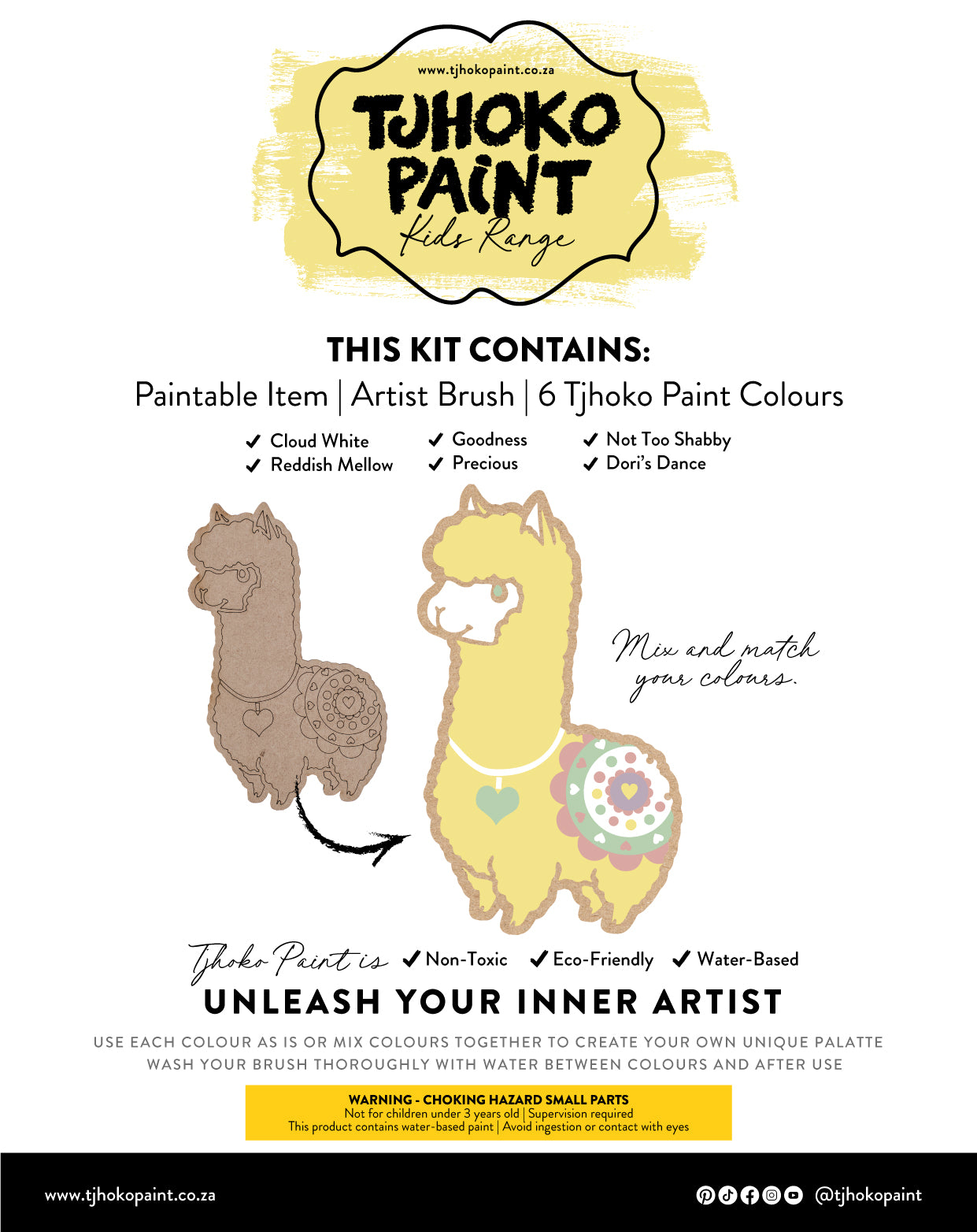 This llama kit is designed to spark creativity and inspire young imaginations